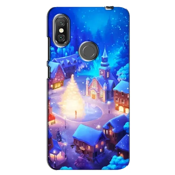 Чехол с принтом «Рождественский город» для Xiaomi Redmi Note 6 Pro Чехол с принтом «Рождественский город» для Xiaomi Redmi Note 6 Pro