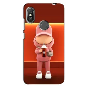 Круті Чохли Луі Віттон для Xiaomi Redmi Note 6 Pro (AlphaPrint) (З Кавою)