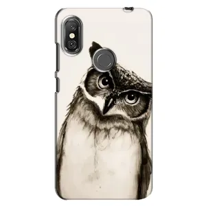Чохол з пташками на Xiaomi Redmi Note 6 Pro (VPrint) (Сова)