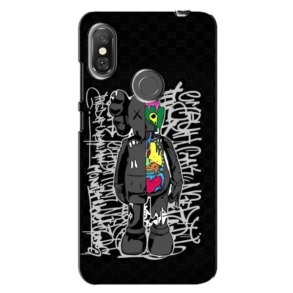 Чохол з принтом «Стиль Bearbrick» для Xiaomi Redmi Note 6 Pro