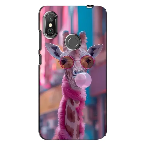 Чехол с принтом «Стильный жирав» для Xiaomi Redmi Note 6 Pro