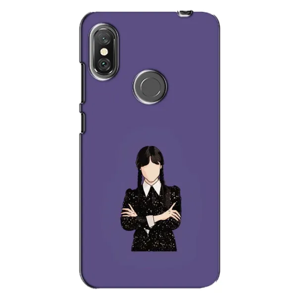 Чехол с принтом «Уэнздей в черном» для Xiaomi Redmi Note 6 Pro