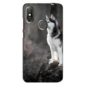 Чохол з Хаскі Xiaomi Redmi Note 6 Pro - (AlphaPrint) (Вірний собака)