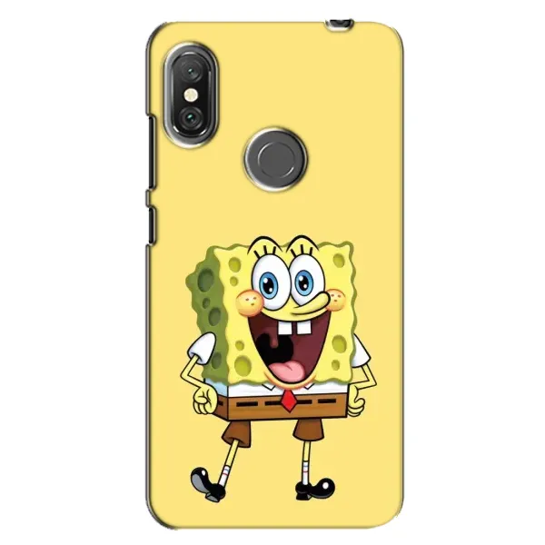 Чохол з принтом «Веселий Спанч Боб» для Xiaomi Redmi Note 6 Pro