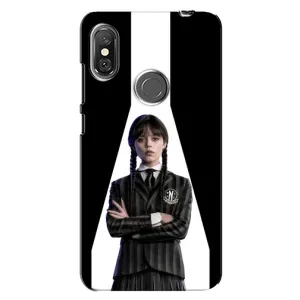 Чехлы Венсдей на Xiaomi Redmi Note 6 Pro Уэнсдей (AlphaPrint) (W-Wednesday)