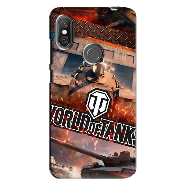 Чохол з принтом «World of Tanks» для Xiaomi Redmi Note 6 Pro