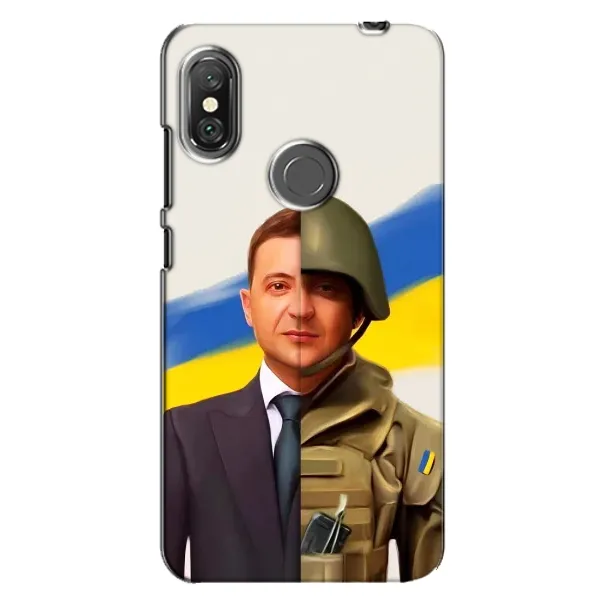 Чохол з принтом «Зеленский солдат» для Xiaomi Redmi Note 6 Pro