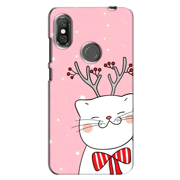Чехол с принтом «Зимний кот» для Xiaomi Redmi Note 6 Pro Чехол с принтом «Зимний кот» для Xiaomi Redmi Note 6 Pro