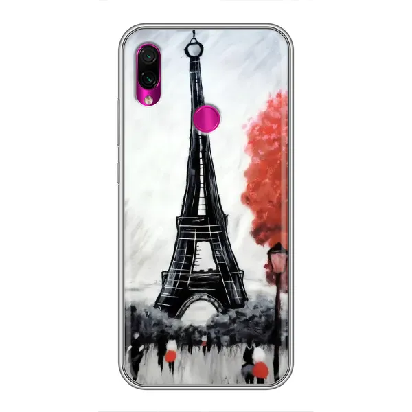 Чехол с принтом «Башня в Париже» для Xiaomi Redmi Note 7 Pro