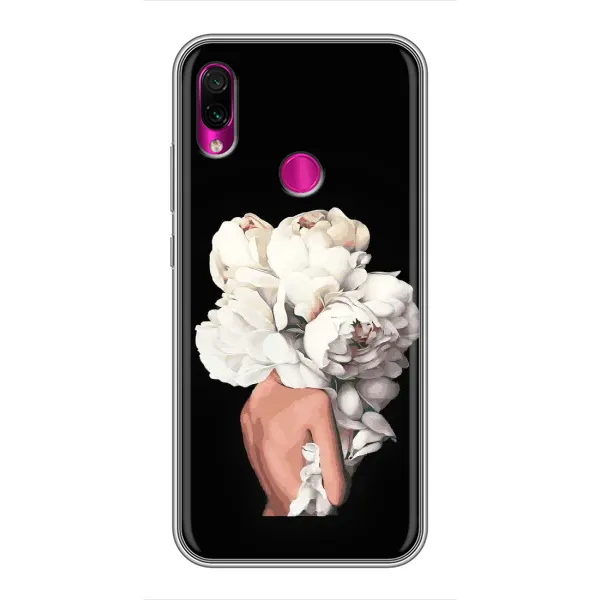 Чехол с принтом «Белые цветы» для Xiaomi Redmi Note 7 Pro Чехол с принтом «Белые цветы» для Xiaomi Redmi Note 7 Pro