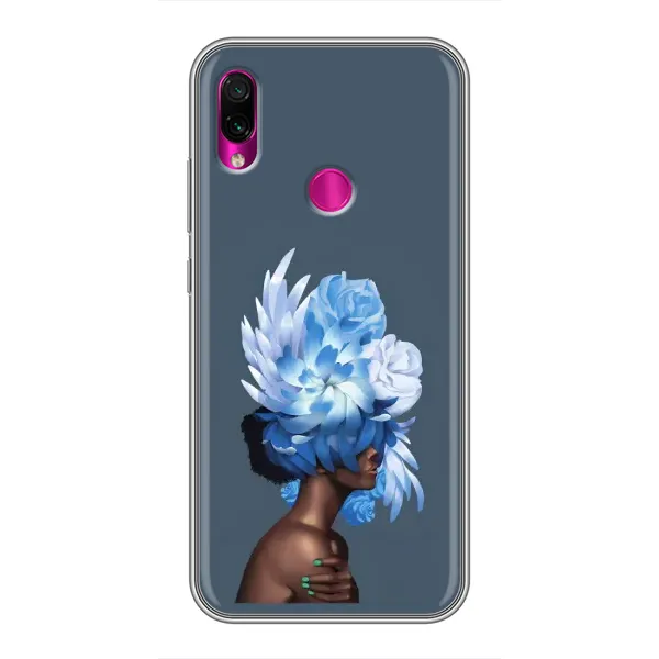 Чехол с принтом «Цветы на голове» для Xiaomi Redmi Note 7 Pro Чехол с принтом «Цветы на голове» для Xiaomi Redmi Note 7 Pro