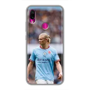 Чехлы с футболистом Ерлинг Холанд для Xiaomi Redmi Note 7 Pro (AlphaPrint) (Эрлинг Холанд)