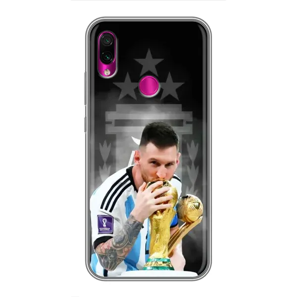 Чехол с принтом «Месси Чемпион» для Xiaomi Redmi Note 7 Pro