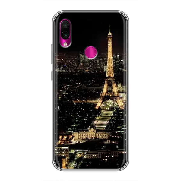 Чехол с принтом «Ночной Париж» для Xiaomi Redmi Note 7 Pro