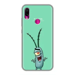 Чохол з принтом «Персонаж Планктон» для Xiaomi Redmi Note 7 Pro