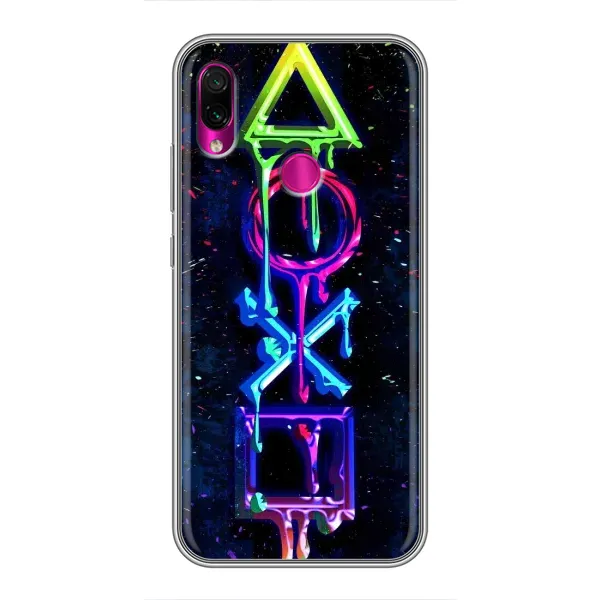 Чехол с принтом «Pleystation лого» для Xiaomi Redmi Note 7 Pro Чехол с принтом «Pleystation лого» для Xiaomi Redmi Note 7 Pro