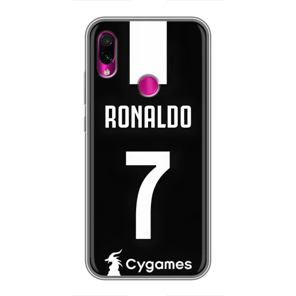 Чохол з принтом «RONALDO 7» для Xiaomi Redmi Note 7 Pro