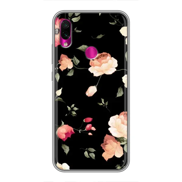 Чохол з принтом «Трояндочки» для Xiaomi Redmi Note 7 Pro Чохол з принтом «Трояндочки» для Xiaomi Redmi Note 7 Pro