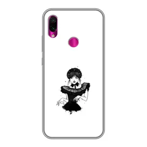 Чохли Венсдей на Xiaomi Redmi Note 7 Pro Уенсдей (AlphaPrint) (танець Венздей)