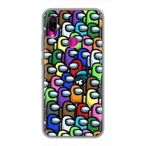 Чохли Амонг Ас для Xiaomi Redmi Note 7 Pro (AlphaPrint) (Убитий)