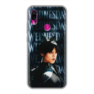Чохли Венсдей на Xiaomi Redmi Note 7 Pro Уенсдей (AlphaPrint) (Венздей кішка)