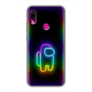Чохли Амонг Ас для Xiaomi Redmi Note 7 Pro (AlphaPrint) (Яскравий скін)