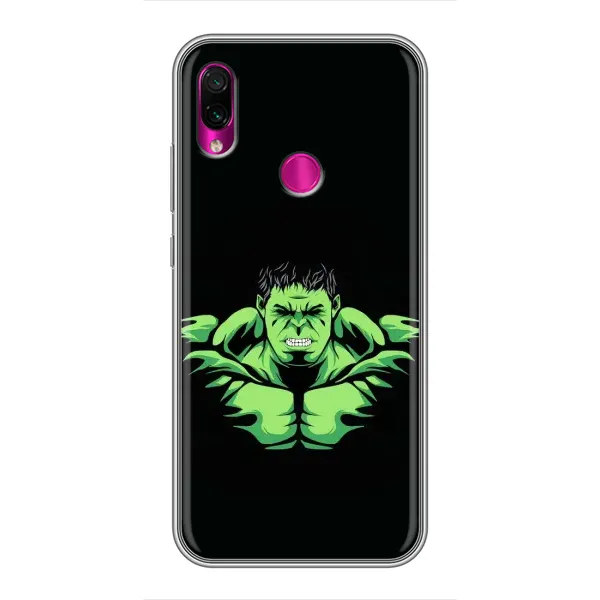 Чохол з принтом «Зелений Халк» для Xiaomi Redmi Note 7 Pro
