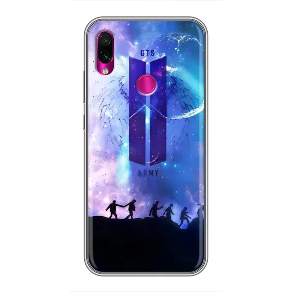 Чохол з принтом «Army BTS» для Xiaomi Redmi Note 7