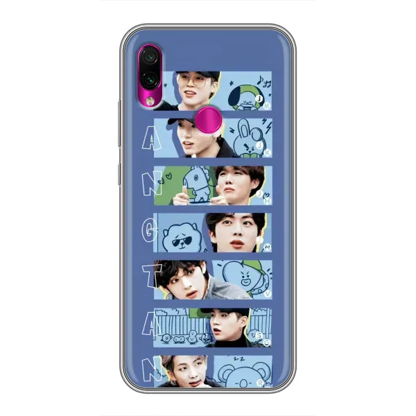 Чохол з принтом «Bangtan» для Xiaomi Redmi Note 7