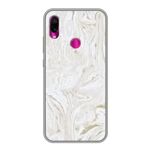 Мраморний чехол на Xiaomi Redmi Note 7 (VPrint) (Білий мрамор)