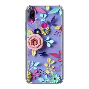 Чохли з квітами для Xiaomi Redmi Note 7 (VPrint) (Дизайн квітів)