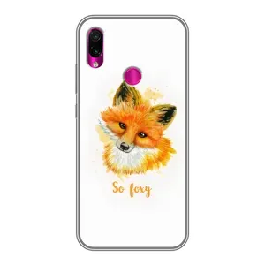 Чохли з картинкою Лисичка для Xiaomi Redmi Note 7 (VPrint) (Дівчинка Лиса)
