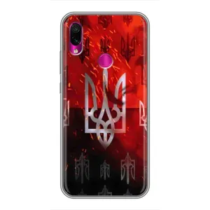 Украинские Чехлы для Xiaomi Redmi Note 7 с картинкой УПА (AlphaPrint) (ГЕРБ УПА)