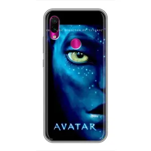 Чехлы с фильма АВАТАР для Xiaomi Redmi Note 7 (AlphaPrint) (глаз Аватара)