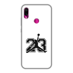 Чехлы для Xiaomi Redmi Note 7 - с картинкой JORDAN (AlphaPrint) (Jordan 23)