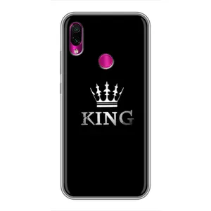 Чехол с Короной Сяоми Редми Ноут 7 - (AlphaPrint) (KING)