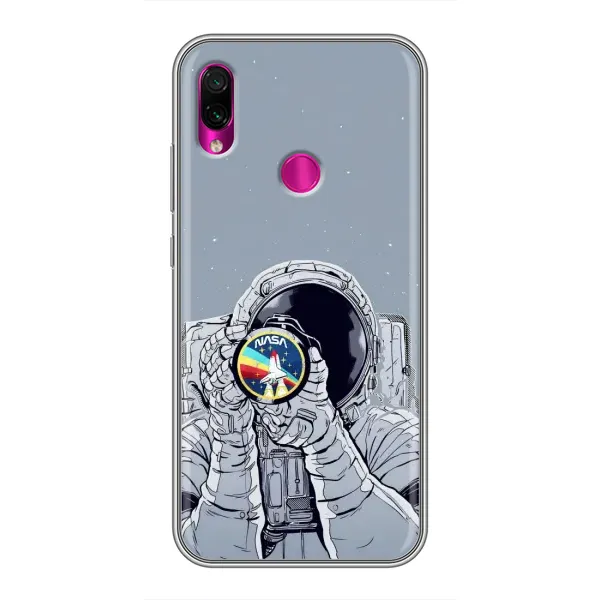 Чохол з принтом «Космонавт фото» для Xiaomi Redmi Note 7 Чохол з принтом «Космонавт фото» для Xiaomi Redmi Note 7