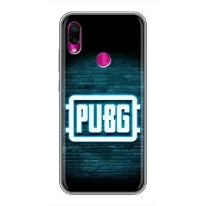 Чеjхол PUBG для Сяомі Редмі Нот 7 (AlphaPrint) (Лого PUBG)