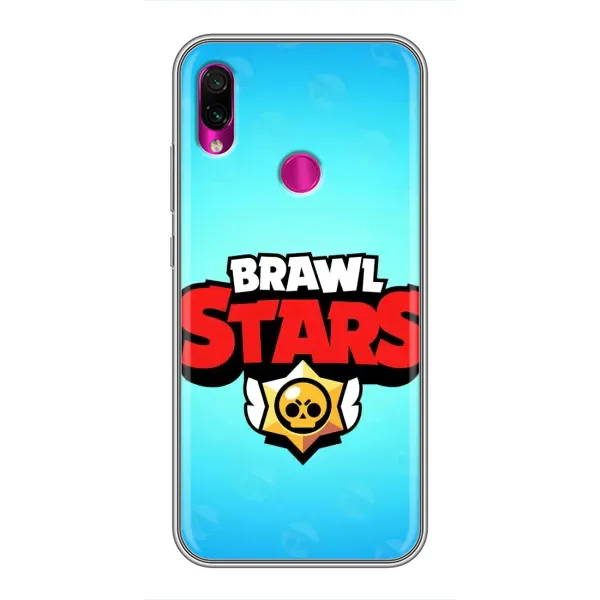 Чехол с принтом «Лого Бравл Старс» для Xiaomi Redmi Note 7