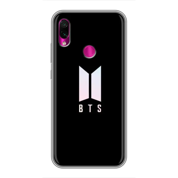 Чохол з принтом «Лого BTS» для Xiaomi Redmi Note 7