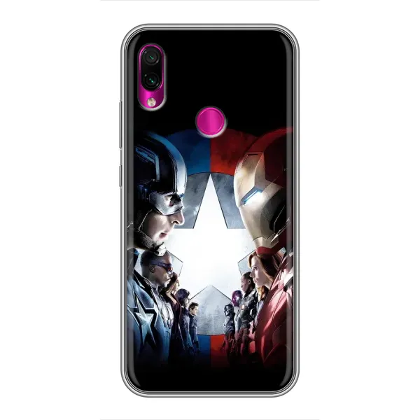 Чохол з принтом «Марвел стайл» для Xiaomi Redmi Note 7