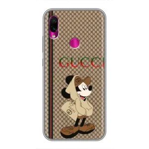 Чехлы ГУЧЧИ для Сяоми Редми Ноут 7 (AlphaPrint) (Mickey GUCCI)