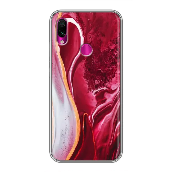 Чехол с принтом «Мрамор красный» для Xiaomi Redmi Note 7 Чехол с принтом «Мрамор красный» для Xiaomi Redmi Note 7