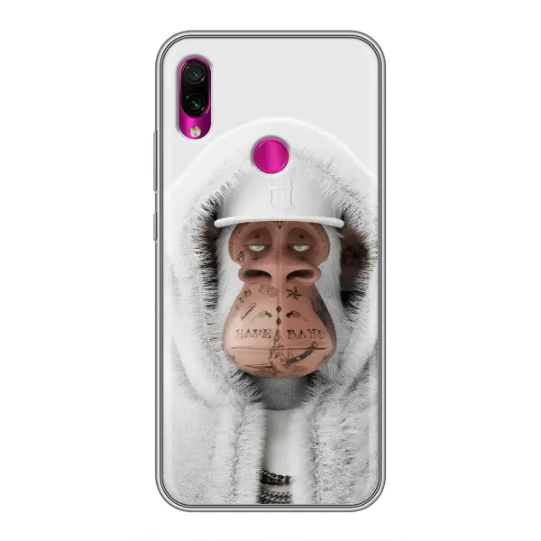 Чохол з принтом «мавпа NFT в тату» для Xiaomi Redmi Note 7
