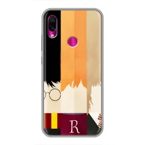 Чехлы с Гарри Поттером для Xiaomi Redmi Note 7 (AlphaPrint) (обложка Гарри Поттера)