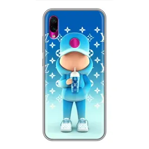 Круті Чохли Луі Віттон для Xiaomi Redmi Note 7 (AlphaPrint) (Хлопець LV)