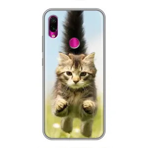Чохли з Котиками для Xiaomi Redmi Note 7 (VPrint) (Прижок кота)