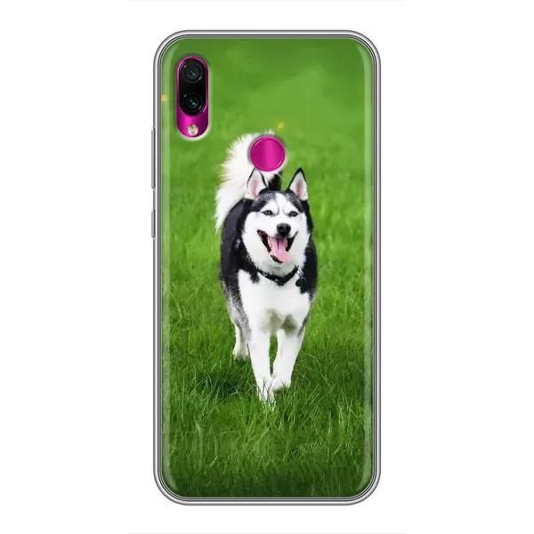 Чехол с принтом «Радостный Хаски» для Xiaomi Redmi Note 7 Чехол с принтом «Радостный Хаски» для Xiaomi Redmi Note 7