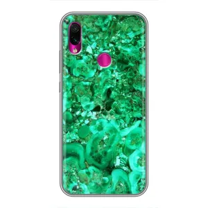 Мраморний чехол на Xiaomi Redmi Note 7 (VPrint) (Салатовий Мрамор)