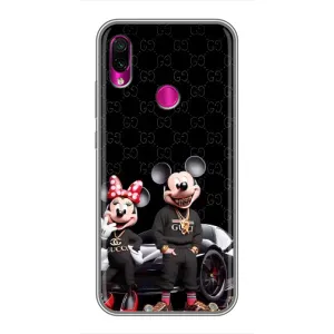 Чехол Disney Mouse Xiaomi Redmi Note 7 (PREMIUMPrint) (Семья Маусов)